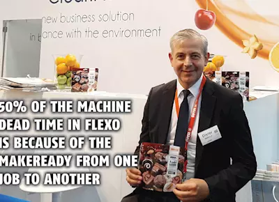 50% of the machine dead time in flexo is because of the makeready from one job to another - The Noel D'Cunha Sunday Column